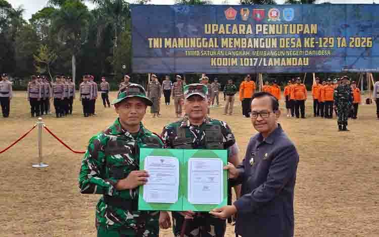 Wakil Bupati Lamandau: Hasil TMMD Harus Dijaga dan Memberi Dampak bagi Masyarakat
