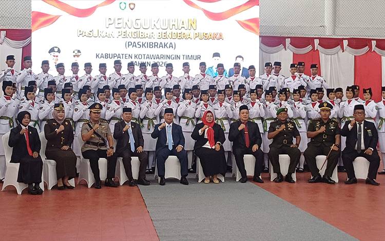 DPRD Kotim Harap Paskibraka Sukses Kibarkan Bendera HUT ke-81 RI