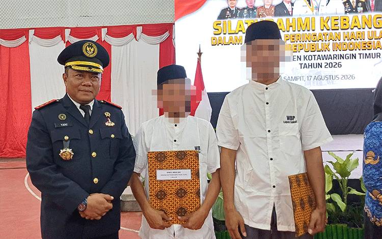 567 Narapidana Lapas Sampit Terima Remisi HUT ke-81 RI