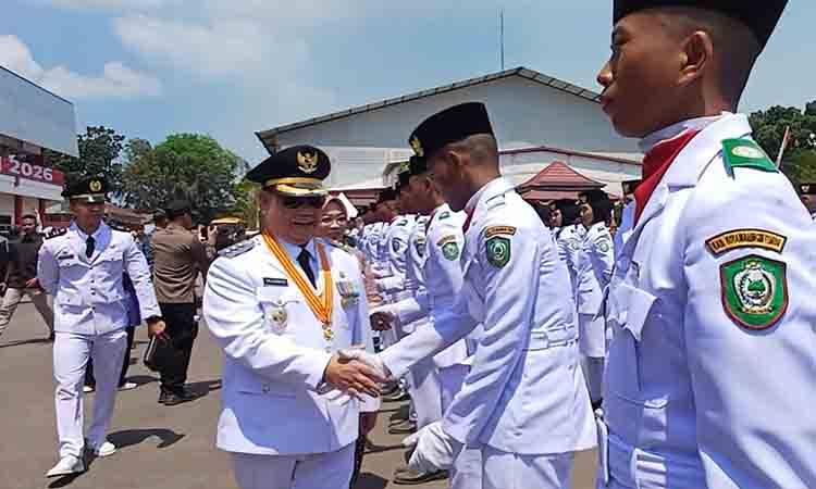 Bupati Kotim Apresiasi Paskibraka Sukses Kibarkan Merah Putih di HUT ke-81 RI