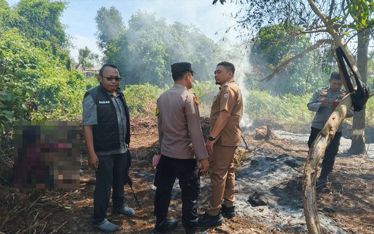 Diduga Bakar Lahan, Pemilik Lahan di Baamang Barat Diamankan Polsek Baamang