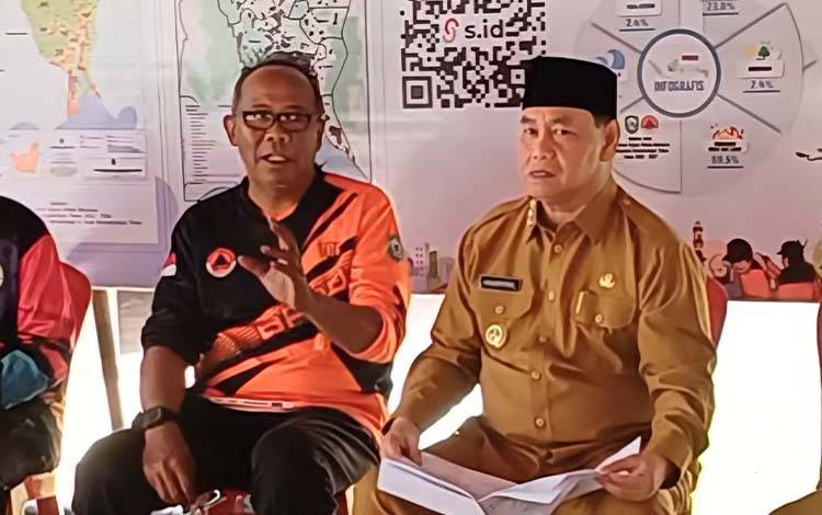 Sungai Mentaya Jadi Pilihan Darurat BPBD Kotim Jika Embung Kering untuk Padamkan Karhutla