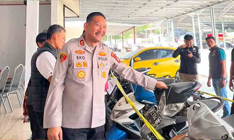Belum Sebulan, Polres Lamandau Kembali Ungkap Kasus Curanmor, 10 Motor Diamankan
