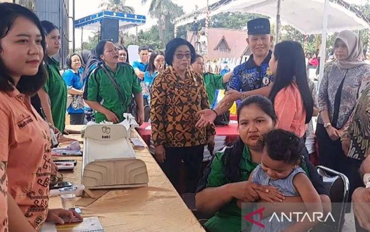 Gunung Mas Kejar 100 Persen Balita Ditimbang untuk Percepat Penurunan Stunting