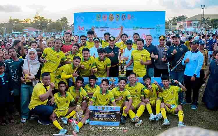 SHT FC Juara Bupati Cup Seruyan 2026, Taklukkan Fatimah FC di Final