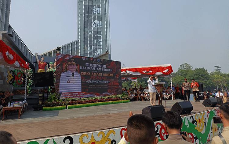 Gubernur Kalteng Ajak Masyarakat Bersihkan Kalteng dari Ancaman Narkotika