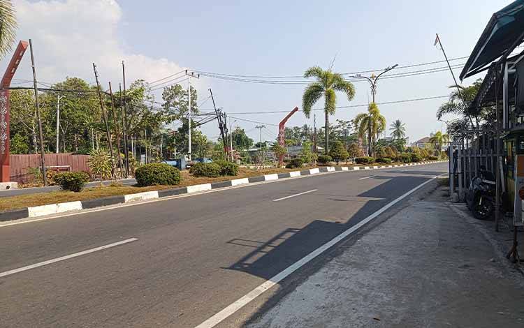Ganti Rugi Pelebaran Jalan Tak Kunjung Jelas, Jalan Pemuda Kapuas Terancam Diportal