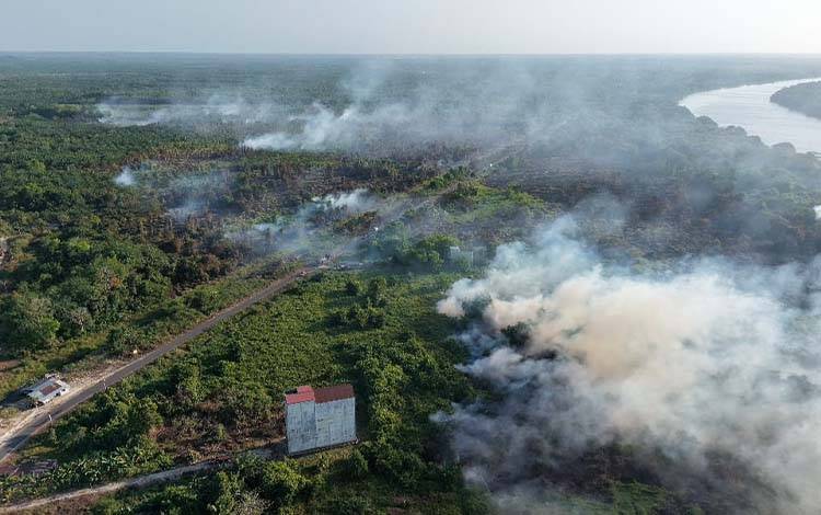 Api Dekati Permukiman, Satgas Karhutla Kobar Prioritaskan Pemadaman di Dua Wilayah