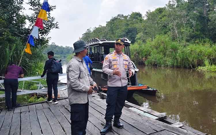 Karhutla Meningkat di Kobar, Kapolres Pastikan TNTP Aman dari Api