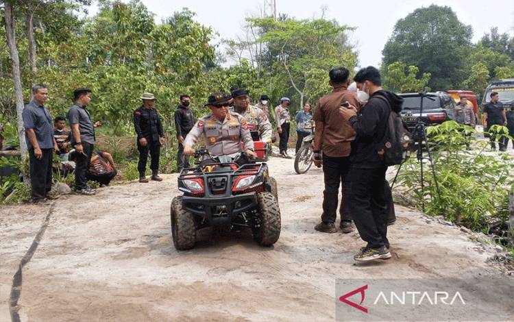 Kapolda Kalteng Uji ATV Percepat Penanganan Karhutla