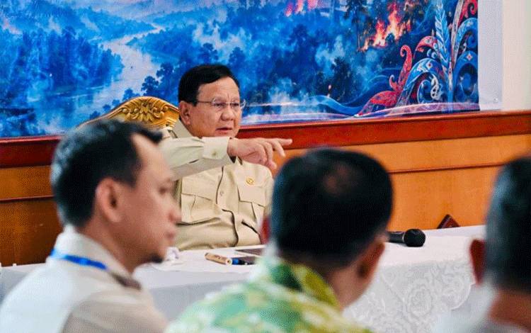 Presiden Prabowo Pastikan Perkuat Pengendalian Karhutla di Kalimantan Tengah