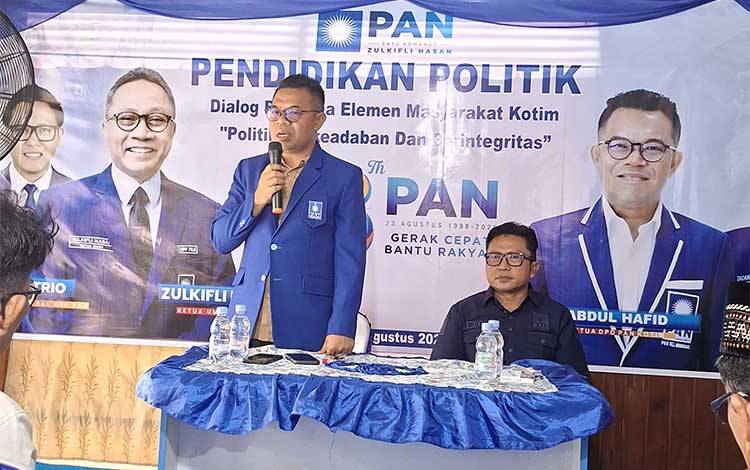 Abdul Hafid: PAN Kotim Harus Hadir Sepanjang Waktu, Bukan Hanya Saat Pemilu