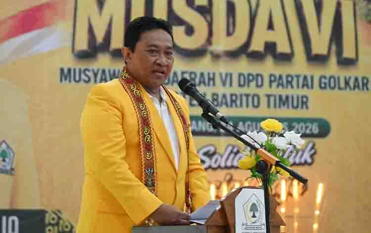 Edy Pratowo Buka Musda VI Golkar Barito Timur, Tekankan Regenerasi dan Kaderisasi