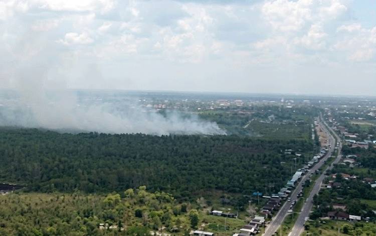 Sudah 7.634 Hektare Lahan di Kalteng Terbakar