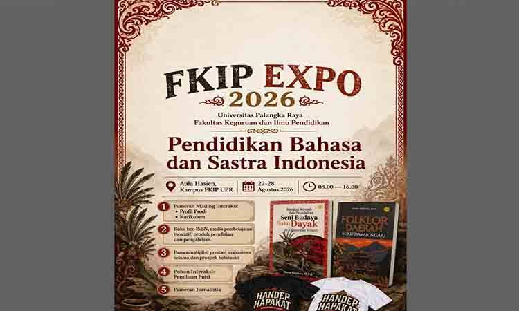 PBSI UPR Ramaikan FKIP Expo 2026, Kenalkan Karya dan Prestasi Mahasiswa