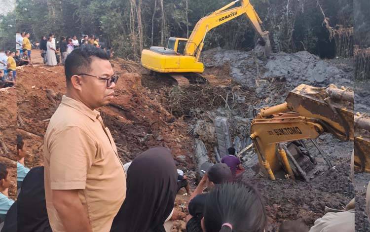 Jalan Cempaka Mulia-Kampung Melayu Mulai Ditangani, DPRD Kalteng Kawal Pembangunan Box Culvert