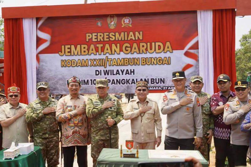Jembatan Garuda Pangkas Waktu Tempuh Warga Sukamara hingga 1,5 Jam