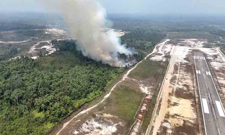 Penerbangan ke Muara Teweh Dibatalkan, Kabut Asap Ganggu Jarak Pandang