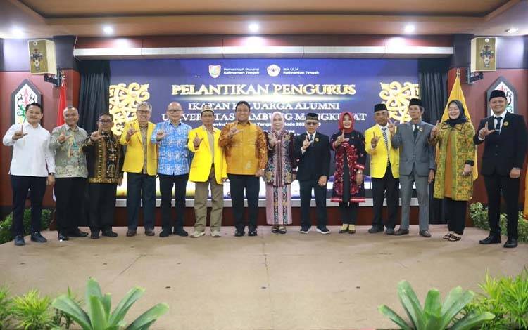 Pengurus IKA ULM Kalteng Dilantik, Wagub Edy Pratowo Tekankan Kontribusi Alumni