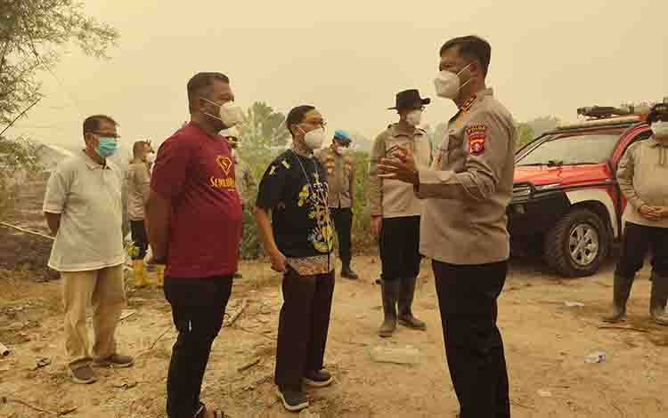 Kapolda Kalteng Usulkan Sumur Bor di Catholic Center untuk Antisipasi Karhutla