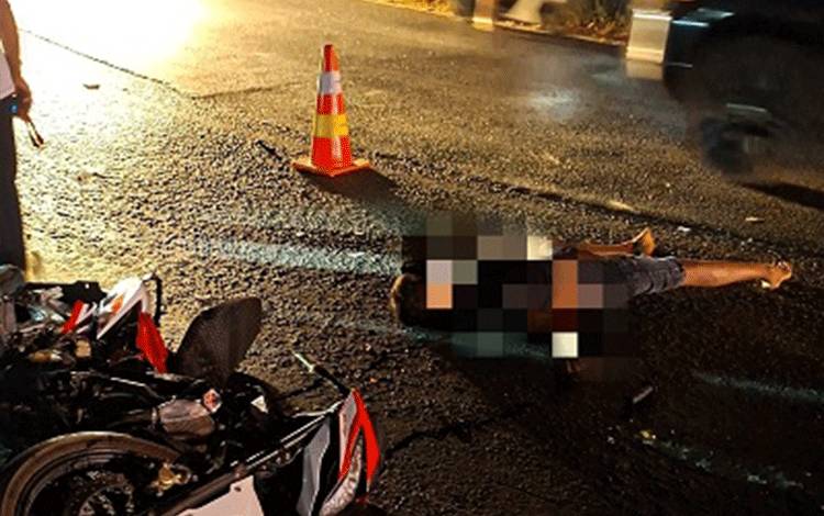 Pemotor Pria Ditemukan Terkapar di Jalan Trans Kalimantan Km 4 Basarang