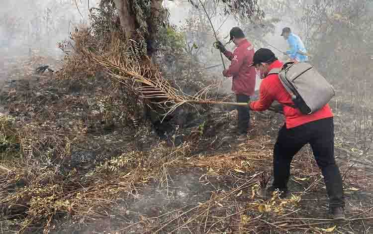 Agustiar Sampaikan Tantangan Padamkan Karhutla di Gambut, Air Jadi Kendala