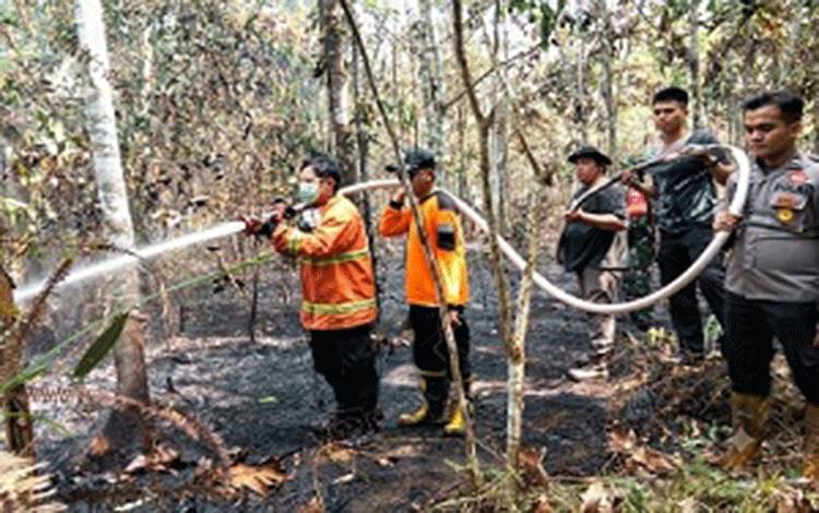 Karhutla Landa Lahan Warga di Gumpa Barito Timur, Api Padam Setelah Ditangani Tim Gabungan