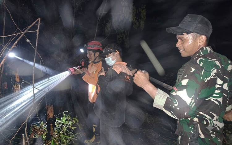Lahan Warga Terbakar di Mangkarap Barito Timur, Tim Gabungan Bergerak hingga Malam