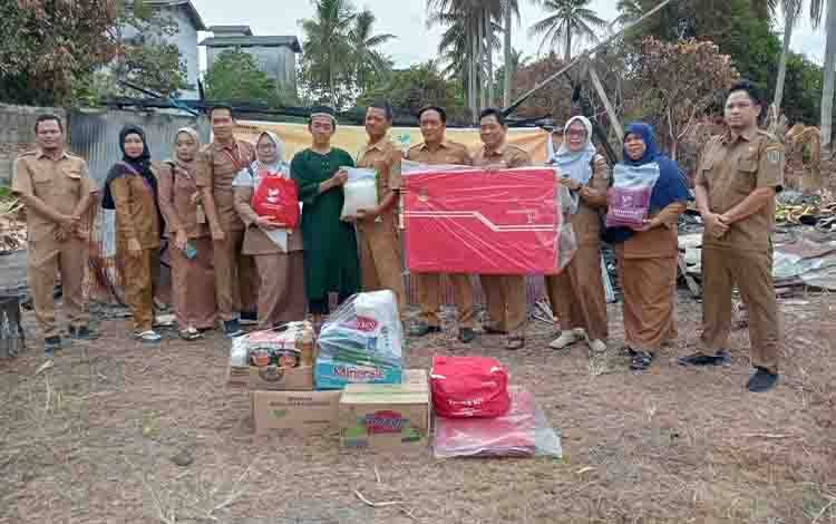 Pemkab Seruyan Salurkan Bantuan untuk Korban Kebakaran di Kuala Pembuang