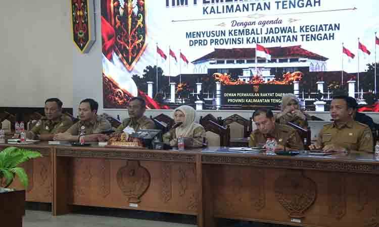 Pemprov Kalteng Sinkronkan Agenda Masa Persidangan I Bersama Banmus