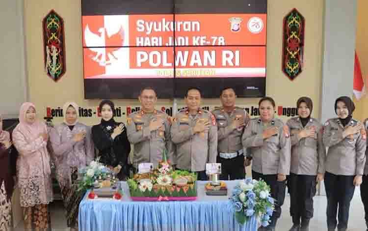 Kapolres Seruyan Ikuti Syukuran HUT Polwan ke-78 Secara Virtual