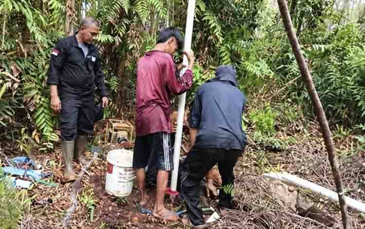 Sumur Bor di Marang Diperkuat untuk Tangani Karhutla Kalteng