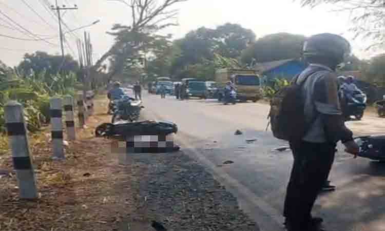 2 Perempuan Luka Parah Usai Lakalantas di Pasar Jati Astambul