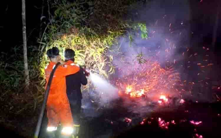 BPBD dan Disdamkarmat Barito Utara Padamkan Karhutla 1,54 Hektar di Desa Trinsing