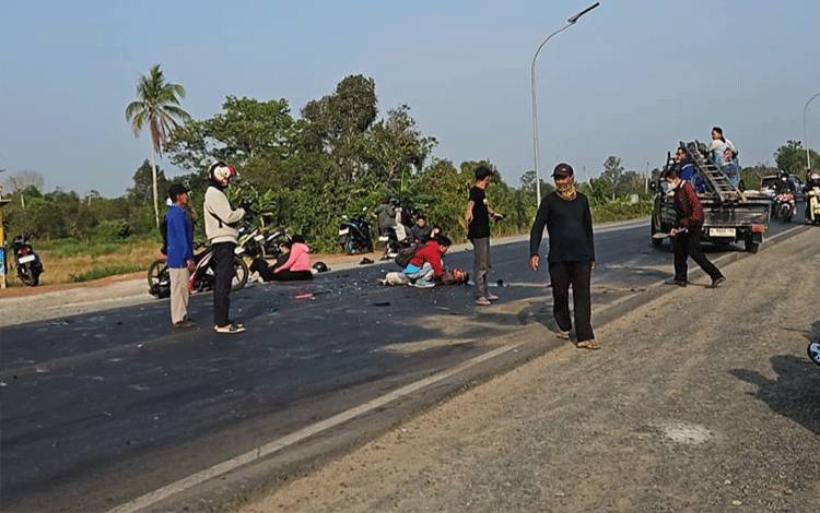 Empat Orang Diduga Jadi Korban Tabrak Lari di Sungai Tabuk, Satu Meninggal Dunia
