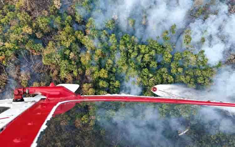 6 Helikopter Water Bombing Dikerahkan Tangani Karhutla di Kalteng
