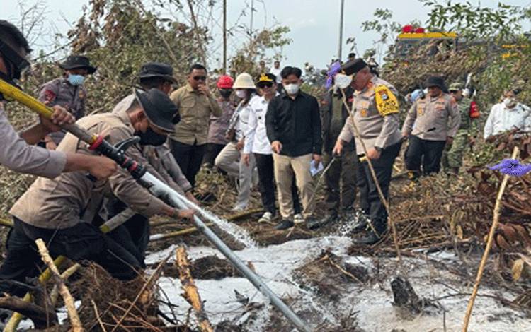Wapres Kawal Penanganan Karhutla di 3 Provinsi di Kalimantan agar Optimal di Lapangan