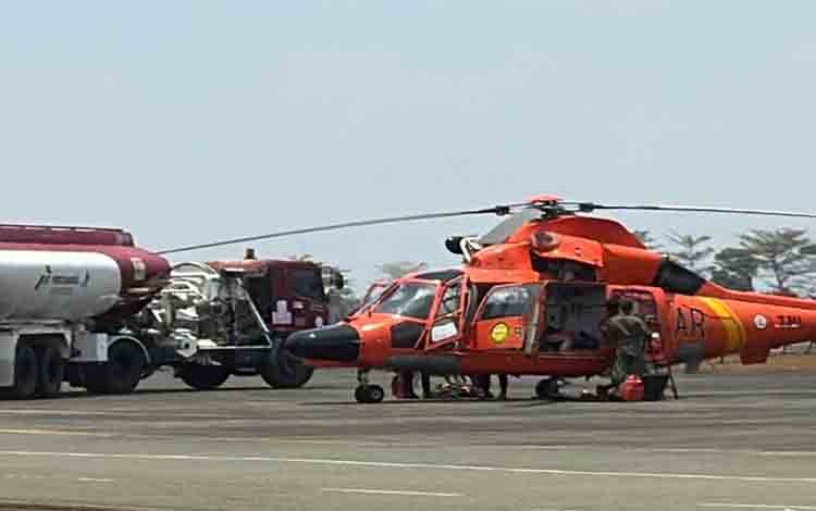 Helikopter Dauphin Dikerahkan, Pencarian KM Virgo Transport 8 Diperkuat dari Udara