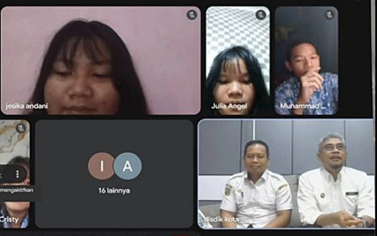 Plt Kadisdik Palangka Raya Pantau Pelaksanaan PJJ