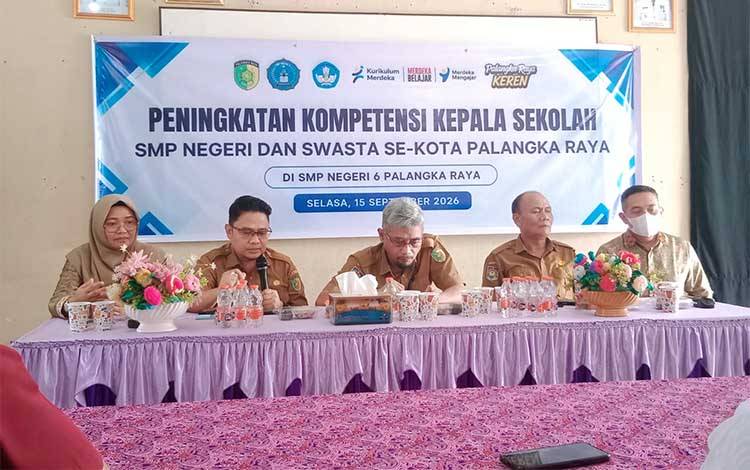 MKKS SMP Kota Palangka Raya Perkuat Komitmen Pembelajaran di Tengah Kondisi Kabut Asap