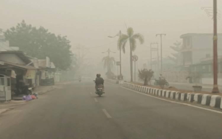 ISPU Pulang Pisau Tembus Level Berbahaya dengan PM2.5