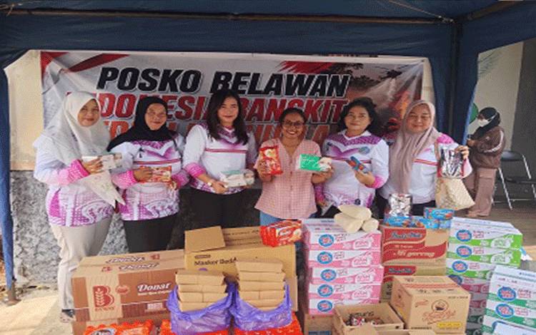Gatriwara Pulang Pisau Salurkan Bantuan untuk Relawan Pemadam Karhutla
