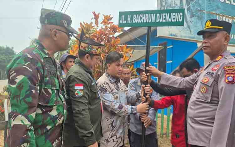 Jalan H Bachrun Djenjeng Diresmikan, Jadi Penghubung Batu Kotam Menuju Kobar