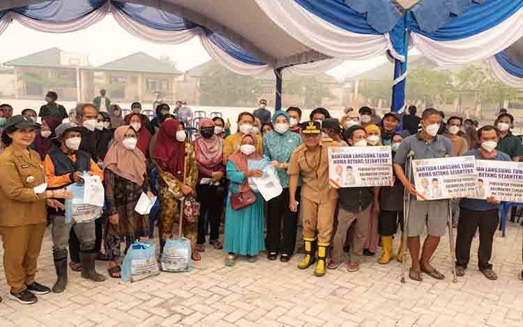 Agustiar Sabran: Bantuan untuk Warga Terdampak Karhutla Wujud Kepedulian Pemerintah