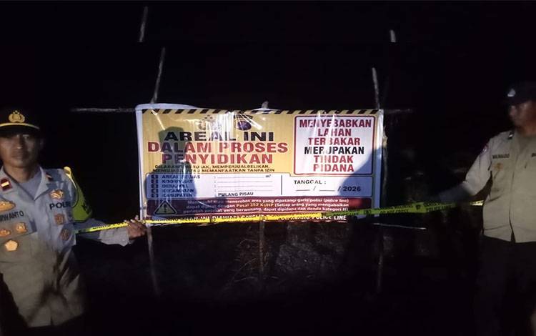 Penegakan Hukum Karhutla Kalteng Tercatat 39 Laporan Polisi, 30 Tersangka Diamankan