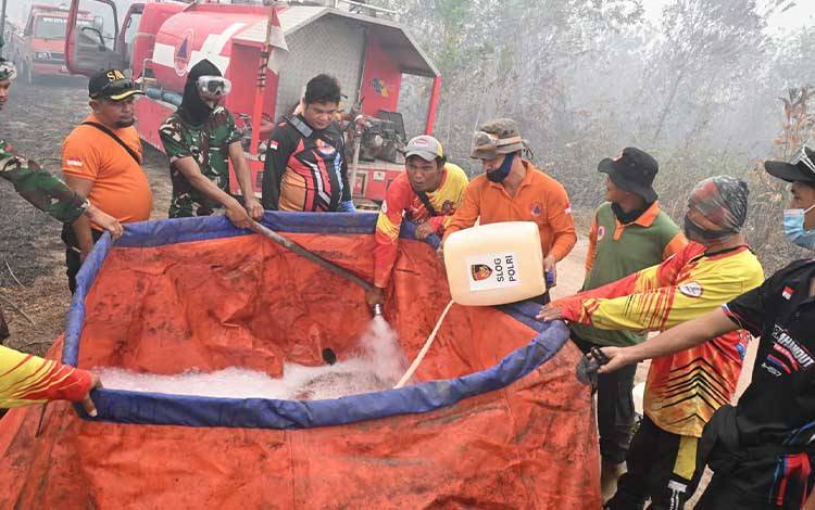 Penanganan Karhutla Tetap di Bawah Komando BPBD Palangka Raya