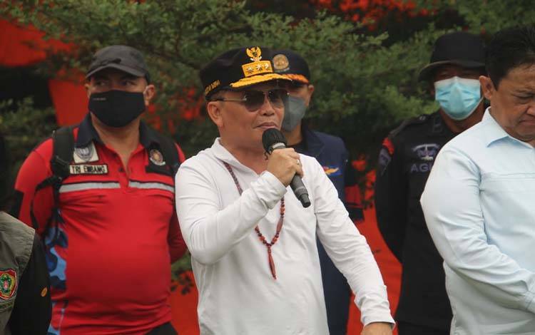 Agustiar Sabran Apresiasi Dedikasi Relawan dan Petugas Tangani Karhutla