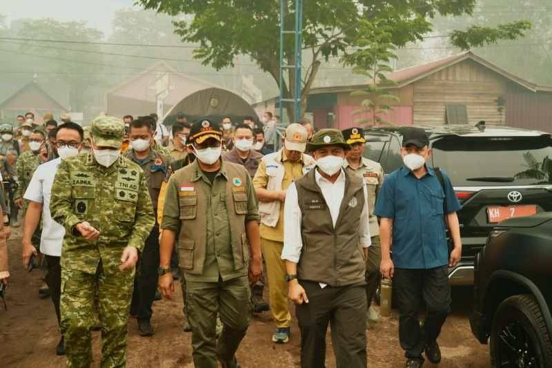 Menhut dan Kepala BNPB Berkantor di Kalteng Kawal Modifikasi Cuaca hingga Hujan Turun