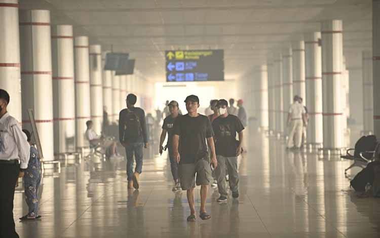 Bandara Tjilik Riwut Palangka Raya Rugi Lebih dari Rp1 Miliar akibat Kabut Asap