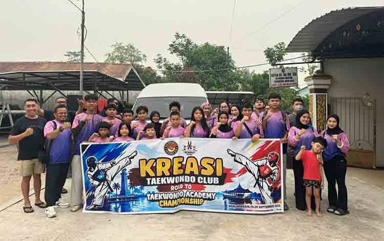 Sebanyak 14 Taekwondoin Kreasi Taekwondo Club Palangka Raya Ikuti Kejuaraan se-Kalimantan